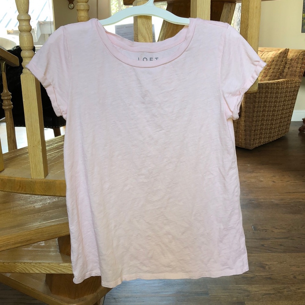 Loft pink top